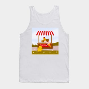 Ice Cream Adventures with Charlie the Chick Tank Top